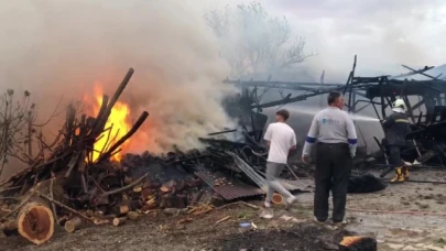 Amasya'da hissedilen depremden dakikalar sonra korkutan yangın