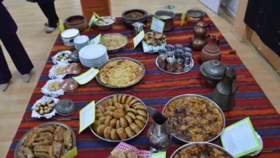 Anaokulunda Amasya’nın lezzetleri sergilendi