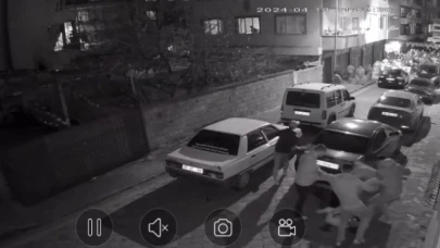 Asker eğlencesindeki kavgadan dehşete düşüren görüntüler