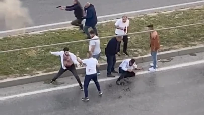 İki grup birbirine girdi, ortalık savaş alanına döndü