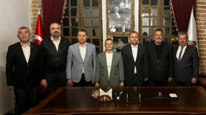 Karagöz’den, Başkan Sevindi’ye Hayırlı Olsun Ziyareti