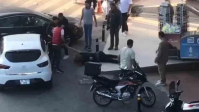Ortalığı birbirine katan alkollü şahsa meydan dayağı