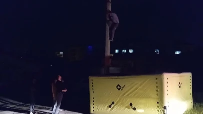 Polis memuru, intihar etmek isteyen adamı böyle yakaladı