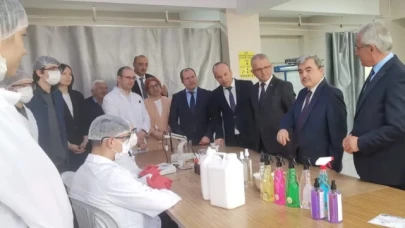 Türkmen, Üretim Atölyesinde İncelemelerde Bulundu