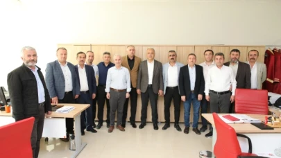 Üçok mesai arkadaşlarına veda etti