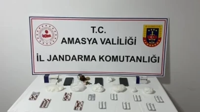Amasya'da jandarmadan uyuşturucu operasyonu: 2 gözaltı