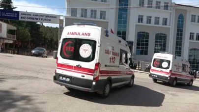 Amasya'da KYK yurdunda 8 personel temizlik yaparken hastanelik oldu