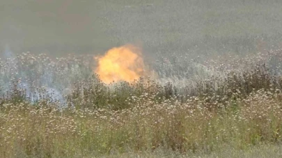 Doğalgaz boru hattında patlama