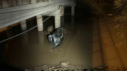 Kontrolden çıkan otomobil Kızılırmak'a uçtu: 3 yaralı