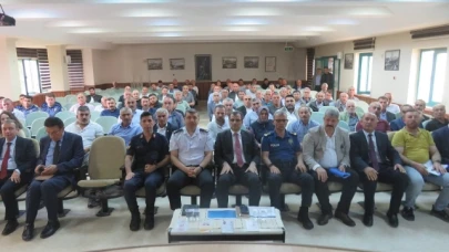 Merzifon'da Muhtarlar Toplantısı Yapıldı