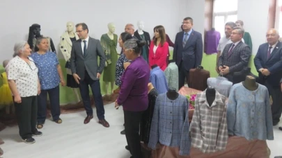 Merzifon HEM Yakup Köyü'nde Yıl Sonu Sergisi Açtı