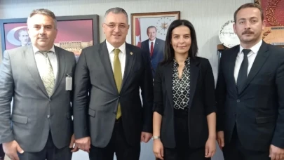 Milletvekili Çilez, Başhekim Köroğlu'nu Misafir Etti