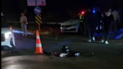 Motosiklet belediye otobüsüne çarptı: 1 ölü, 1 ağır yaralı