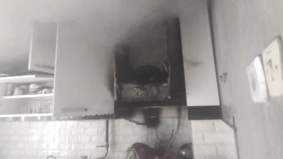 Ocakta Unutulan Yağ Yangına Sebep Oldu!