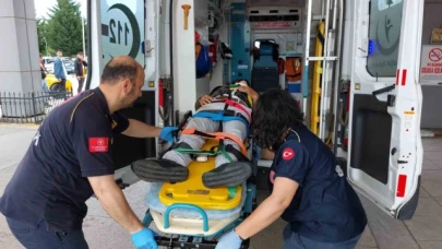 Pikniğe giden ailenin patpatı şarampole yuvarlandı: 3 yaralı