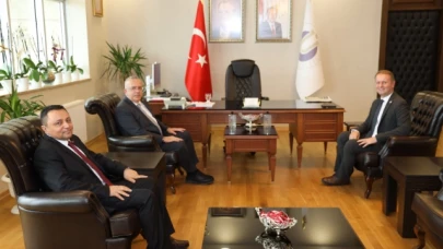 Rektör Turabi’den Rektör Baş’a Ziyaret
