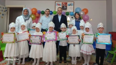 Şehzade Elif 4-6 Yaş Grubu Kur’an Kursu'nda Merasim