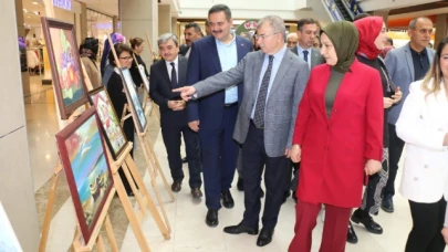 Suluova HEM Resim Sergisi Açtı