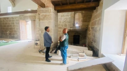 Tarihi Burmalı Minare Camii Restorasyonunda Sona Yaklaşıldı