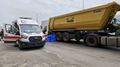 Tırın çarptığı adam öldü