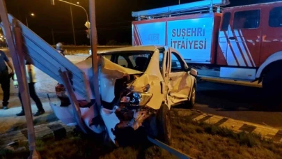 Bayram yolunda kaza 9 yaralı
