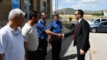 Büyükkaymakcı, bayramda bir dizi ziyarette bulundu