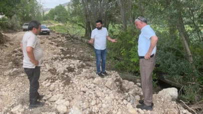 Çalışmaları yerinde incelediler