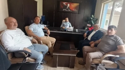 Çelik Şahin'i Misafir Etti