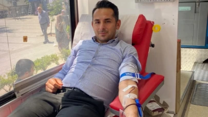 Çelik’ten Kızılay’a Kan Bağışı