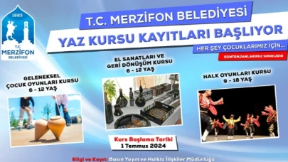 Çocuklar için yaz kursu kayıtları başladı