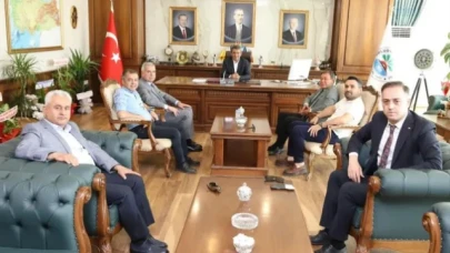 Merzifon TSO'dan Uzun'a Ziyaret