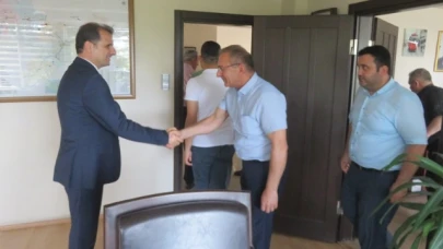 Güldoğan, kaymakamlık personeli ile bayramlaştı