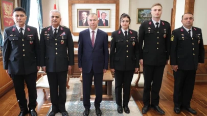 Jandarma Teşkilatı'ndan Vali Doruk'a ziyaret