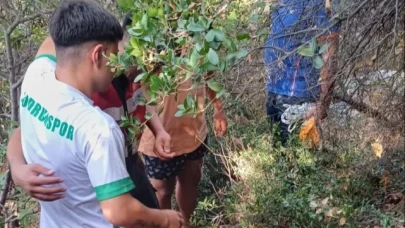 Kayalık bölgeye düşen şahıs yaralandı