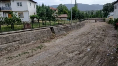 Kızılcaören Dere Islah ve Temizlik Çalışmaları Tamamlandı