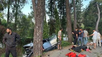 Trafik kazası: 3'ü ağır, 4 yaralı