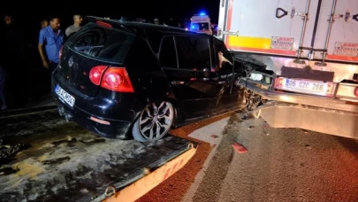 Zincirleme trafik kazası: 1 ölü, 7 yaralı