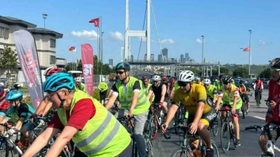 15 Temmuz'dan Gazze'ye özgürlük için pedal çevirdiler
