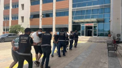 Baskı ve tehdit ile iş yerlerine çöktüler: 6 şüpheli yakalandı