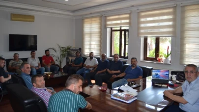 Dayıoğlu, Küçük Sanayii Sitesi esnafıyla bir araya geldi