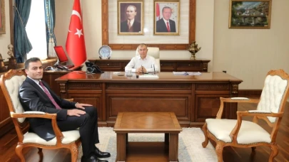 Doruk, Kaymakam Vekili Demirel'i kabul etti