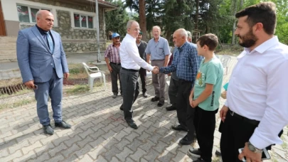 Doruk, köy sakinleri ile bir araya geldi