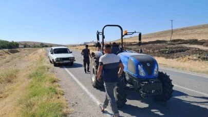 Gece evinin önüne park ettiği otomobilini sabah dere yatağında buldu