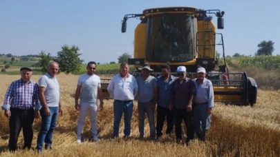 Göynücek’te biçerdöver kontrolleri devam ediyor