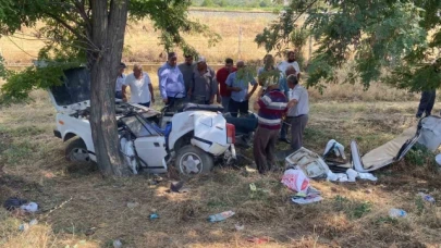 İki otomobil çarpıştı: 1 ölü, 1 yaralı