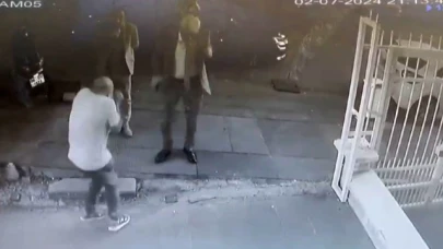 İş adamı Karaaslan'a silahlı saldırı güvenlik kameralarına yansıdı
