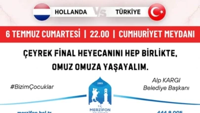 Kargı'dan dev ekranda maç daveti!