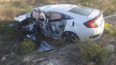 Kontrolden çıkıp karşı şeride geçti: 1 ölü, 3 yaralı