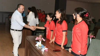 Sevindi, Amasis Spor Kulübü sporcularını misafir etti