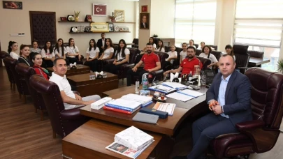 Sevindi, Şehzadeler Voleybol Takımı’nı ağırladı